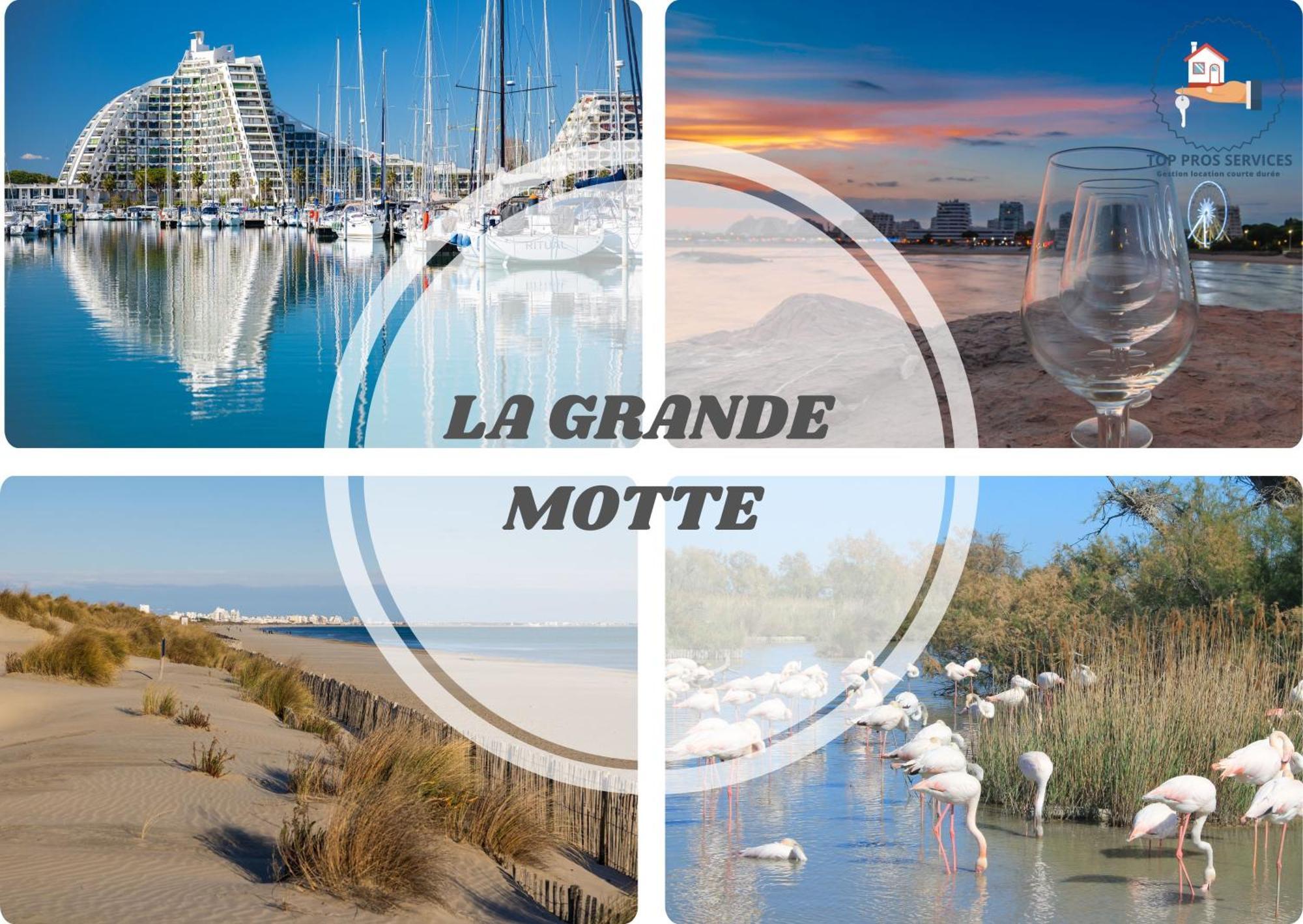 Le Estella Appart - Parking Wifi Au Calme 2 Min Plages - Resid Le Rayol - Top Pros Servicesconciergerie La Grande Motte エクステリア 写真